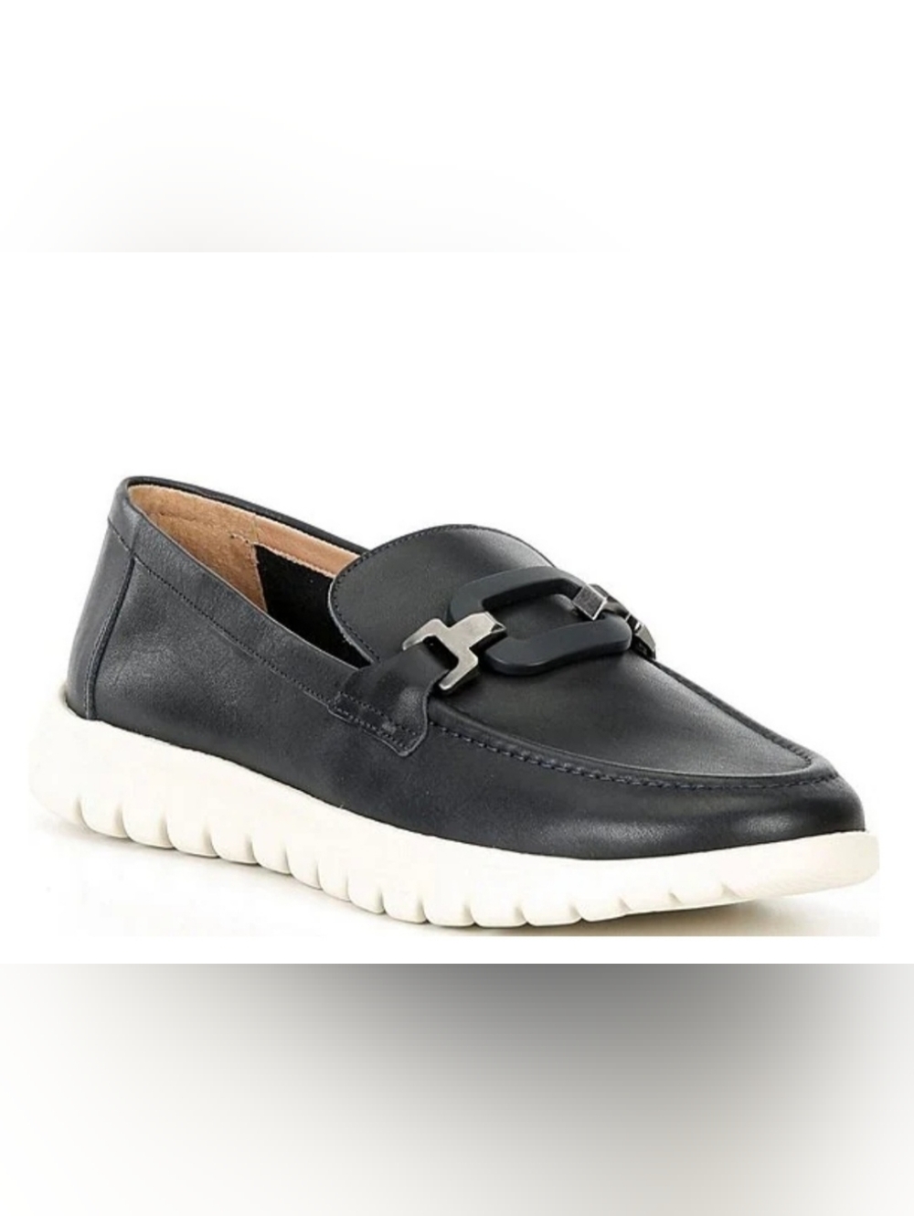 Brioso Black Leather Loafer